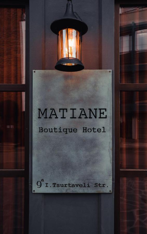 Matiane Boutique Hotel Tbilisi Exterior photo